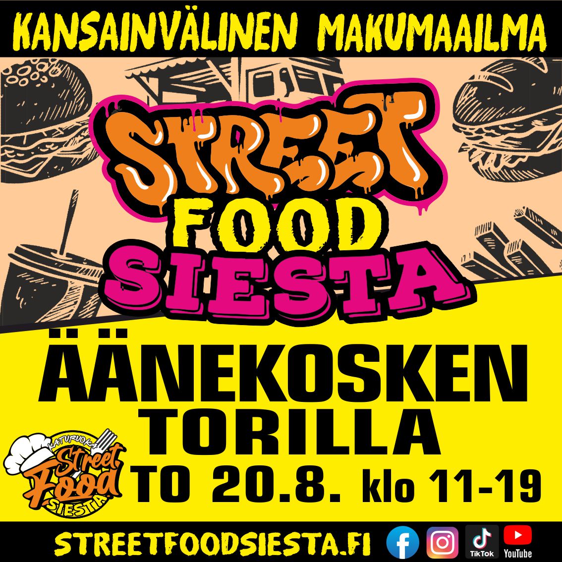 Street food siesta Äänekoski